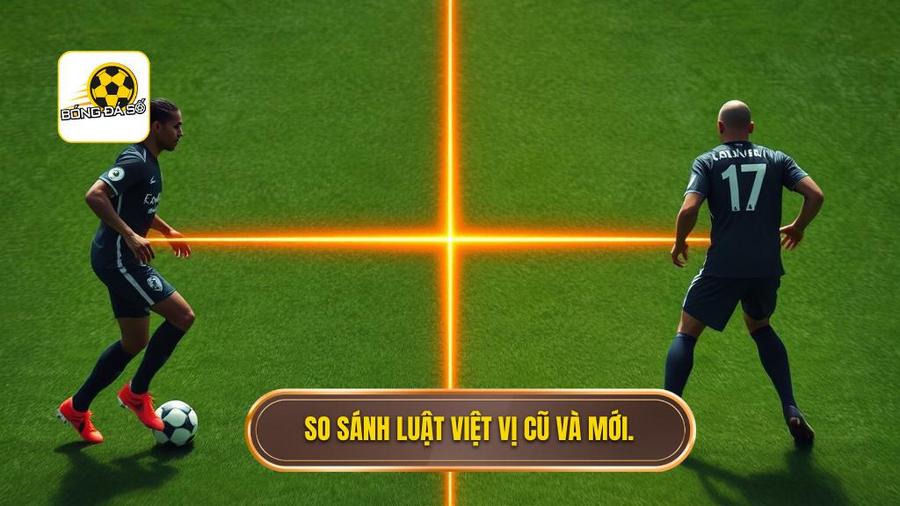 Sự khác biệt giữa luật cũ và Luật việt vị Wenger