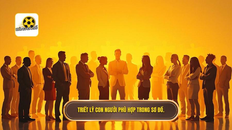 1. Triết lý con người phù hợp trong sơ đồ.