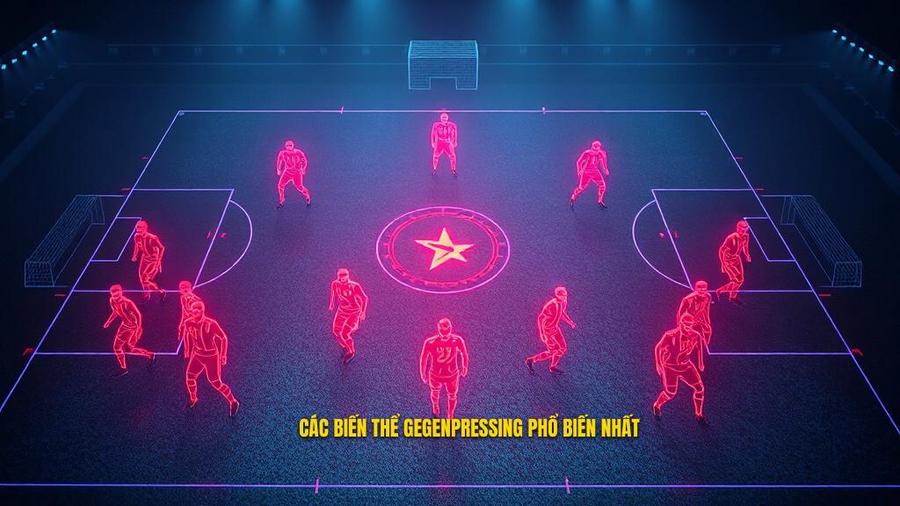 2. Các biến thể Gegenpressing phổ biến nhất