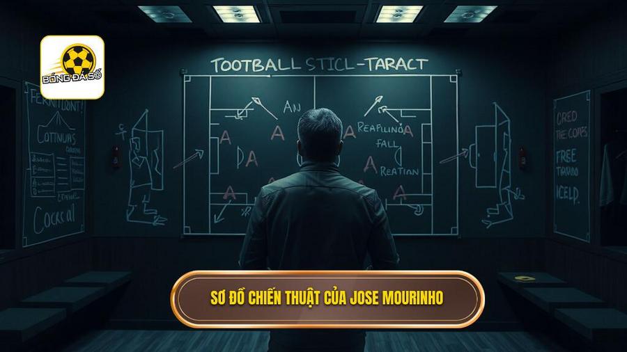 2. Sơ đồ chiến thuật của Jose Mourinho